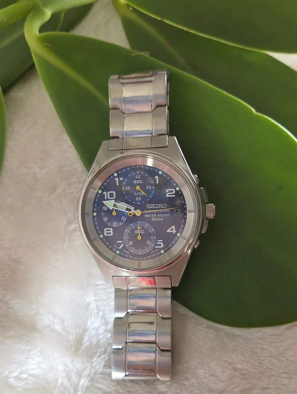 Seiko Men's V657-9039 Chronograph Watch.